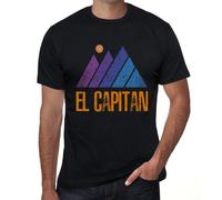 Homme Tee-Shirt Montagne El Capitan - Mountain El Capitan - T-Shirt Graphique Éco-Responsable Vintage Cadeau Nouveauté