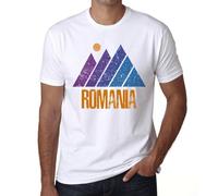 Homme Tee-Shirt Montagne Roumanie - Mountain Romania - T-Shirt Graphique Éco-Responsable Vintage Cadeau Nouveauté