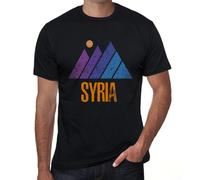 Homme Tee-Shirt Montagne Syrie - Mountain Syria - T-Shirt Graphique Éco-Responsable Vintage Cadeau Nouveauté