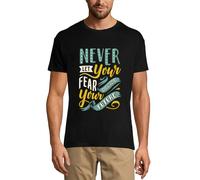 Homme Tee-Shirt Ne Laissez Jamais Votre Peur Décider De Votre Avenir - Never Let Your Fear Decide Your Future - T-Shirt Graphique Éco-Responsable Vintage Cadeau Nouveauté