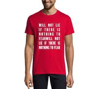 Homme Tee-Shirt Ne Mentira Pas S'il N'y A Rien À Craindre - Will Not Lie If There Is Nothing To Fear - T-Shirt Graphique Éco-Responsable Vintage Cadeau Nouveauté