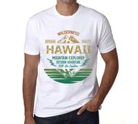 Homme Tee-Shirt - Outdoor Adventure, Wilderness, Mountain Explorer Hawaii - T-Shirt Graphique Éco-Responsable Vintage Cadeau Nouveauté