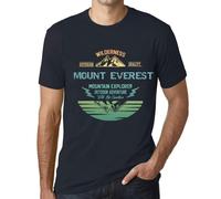 Homme Tee-Shirt - Outdoor Adventure, Wilderness, Mountain Explorer Mount Everest - T-Shirt Graphique Éco-Responsable Vintage Cadeau Nouveauté