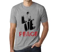 Homme Tee-Shirt Paix D'amour - Love Peace - T-Shirt Graphique Éco-Responsable Vintage Cadeau Nouveauté