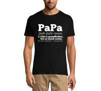 Homme Tee-Shirt Papa Comme Un Grand-Père Mais Tellement Plus Cool - Papa Like A Grandfather But So Much Cooler - T-Shirt Graphique Éco-Responsable Vintage Cadeau Nouveauté