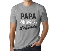 Homme Tee-Shirt Papa Der Mann Der Mythos Die Le?Ende T-Shirt Graphique Éco-Responsable Vintage Cadeau Nouveauté