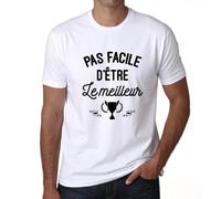 Homme Tee-Shirt Pas Facile D'être Le Meilleur T-Shirt Graphique Éco-Responsable Vintage Cadeau Nouveauté