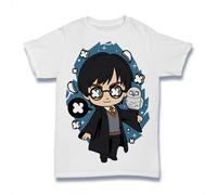 Homme Tee-Shirt Personnage De Fiction - Garçon Magicien - Roman - Fictional Character - Boy Wizard - Novel - T-Shirt Graphique Éco-Responsable Vintage Cadeau Nouveauté