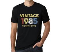 Homme Tee-Shirt Pièces D'Origine 1985 - Original Parts 1985 - 38 Ans T-Shirt Cadeau 38e Anniversaire Vintage Année 1985 Noir L