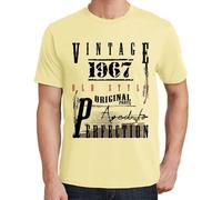 Homme Tee-Shirt Pièces D'origine Vieillies À La Perfection 1967 - Original Parts Aged To Perfection 1967 - 57 Ans T-Shirt Graphique Idée Cadeau 57e Anniversaire Vintage Année 1967 Nouveauté