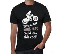 Homme Tee-Shirt Qui Aurait Cru Que 45 Pouvait Être Aussi Cool - Who Knew 45 Could Look This Cool - 45 Ans T-Shirt Graphique Idée Cadeau 45e Anniversaire Vintage Année 1979 Nouveauté