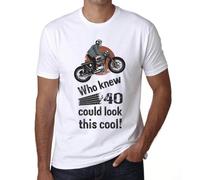 Homme Tee-Shirt Qui Aurait Cru Que La Quarantaine Pouvait Être Aussi Cool ? - Who Knew 40 Could Look This Cool - 40 Ans T-Shirt Graphique Idée Cadeau 40e Anniversaire Vintage Année 1984 Nouveauté