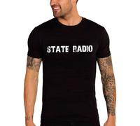 Homme Tee-Shirt Radio D'état - State Radio - T-Shirt Graphique Éco-Responsable Vintage Cadeau Nouveauté