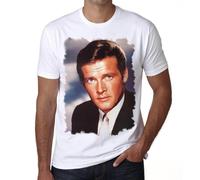 Homme Tee-Shirt Roger Moore Le Saint - Roger Moore The Saint - T-Shirt Graphique Éco-Responsable Vintage Cadeau Nouveauté
