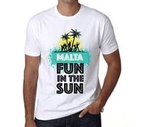 Homme Tee-Shirt S'amuser Au Soleil À Malte - Fun In The Sun In Malta - T-Shirt Graphique Éco-Responsable Vintage Cadeau Nouveauté