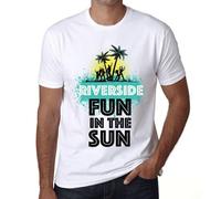Homme Tee-Shirt S'amuser Au Soleil À Riveride - Fun In The Sun In Riverside - T-Shirt Graphique Éco-Responsable Vintage Cadeau Nouveauté