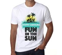 Homme Tee-Shirt S'amuser Au Soleil En Caroline Du Sud - Fun In The Sun In South Carolina - T-Shirt Graphique Éco-Responsable Vintage Cadeau Nouveauté