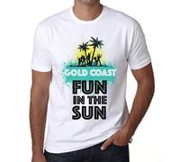 Homme Tee-Shirt S'amuser Au Soleil Sur La Côte D'or - Fun In The Sun In Gold Coast - T-Shirt Graphique Éco-Responsable Vintage Cadeau Nouveauté