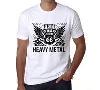 Homme Tee-Shirt Sentez Le Métal Lourd - Feel The Heavy Metal - T-Shirt Graphique Éco-Responsable Vintage Cadeau Nouveauté