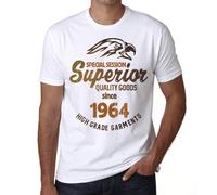 Homme Tee-Shirt - Special Session Superior Quality Goods Since 1964 - 60 Ans T-Shirt Graphique Idée Cadeau 60e Anniversaire Vintage Année 1964 Nouveauté
