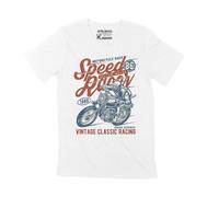 Homme Tee-Shirt Speed Custom Motor Racer - Vintage Classic Racing T-Shirt Graphique Éco-Responsable Vintage Cadeau Nouveauté