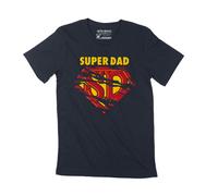 Homme Tee-Shirt Super Papa Super Héros - Super Dad Superhero - T-Shirt Graphique Éco-Responsable Vintage Cadeau Nouveauté
