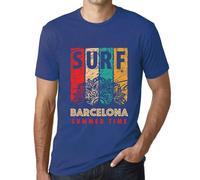 Homme Tee-Shirt Surf D'été À Barcelone - Summer Time Surf In Barcelona - T-Shirt Graphique Éco-Responsable Vintage Cadeau Nouveauté