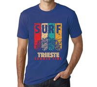 Homme Tee-Shirt Surf D'été À Trieste - Summer Time Surf In Trieste - T-Shirt Graphique Éco-Responsable Vintage Cadeau Nouveauté