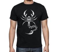 Homme Tee-Shirt Tatouage Tribal De Scorpion - Tribal Scorpion Tattoo - T-Shirt Graphique Éco-Responsable Vintage Cadeau Nouveauté