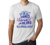 Homme Tee-Shirt - The Best View Comes After Hardest Mountain Climb Kilimanjaro - T-Shirt Graphique Éco-Responsable Vintage Cadeau Nouveauté