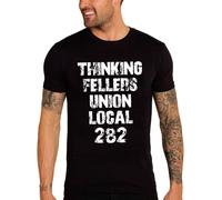 Homme Tee-Shirt Thinking Fellers Union Local 282 T-Shirt Graphique Éco-Responsable Vintage Cadeau Nouveauté