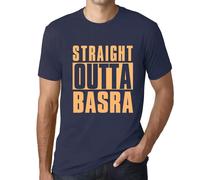 Homme Tee-Shirt Tout Droit Sorti De Bassora - Straight Outta Basra - T-Shirt Graphique Éco-Responsable Vintage Cadeau Nouveauté