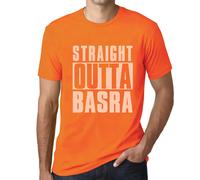 Homme Tee-Shirt Tout Droit Sorti De Bassora - Straight Outta Basra - T-Shirt Graphique Éco-Responsable Vintage Cadeau Nouveauté