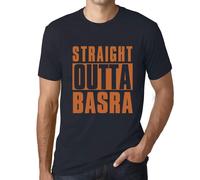 Homme Tee-Shirt Tout Droit Sorti De Bassora - Straight Outta Basra - T-Shirt Graphique Éco-Responsable Vintage Cadeau Nouveauté