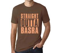 Homme Tee-Shirt Tout Droit Sorti De Bassora - Straight Outta Basra - T-Shirt Graphique Éco-Responsable Vintage Cadeau Nouveauté