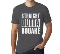 Homme Tee-Shirt Tout Droit Sorti De Bouaké - Straight Outta Bouaké - T-Shirt Graphique Éco-Responsable Vintage Cadeau Nouveauté