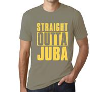 Homme Tee-Shirt Tout Droit Sorti De Juba - Straight Outta Juba - T-Shirt Graphique Éco-Responsable Vintage Cadeau Nouveauté