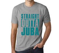 Homme Tee-Shirt Tout Droit Sorti De Juba - Straight Outta Juba - T-Shirt Graphique Éco-Responsable Vintage Cadeau Nouveauté