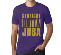 Homme Tee-Shirt Tout Droit Sorti De Juba - Straight Outta Juba - T-Shirt Graphique Éco-Responsable Vintage Cadeau Nouveauté