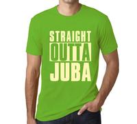 Homme Tee-Shirt Tout Droit Sorti De Juba - Straight Outta Juba - T-Shirt Graphique Éco-Responsable Vintage Cadeau Nouveauté