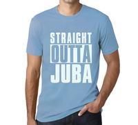 Homme Tee-Shirt Tout Droit Sorti De Juba - Straight Outta Juba - T-Shirt Graphique Éco-Responsable Vintage Cadeau Nouveauté