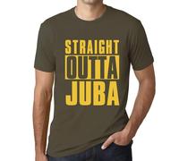 Homme Tee-Shirt Tout Droit Sorti De Juba - Straight Outta Juba - T-Shirt Graphique Éco-Responsable Vintage Cadeau Nouveauté
