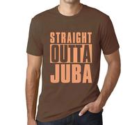 Homme Tee-Shirt Tout Droit Sorti De Juba - Straight Outta Juba - T-Shirt Graphique Éco-Responsable Vintage Cadeau Nouveauté