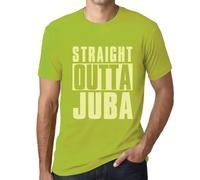Homme Tee-Shirt Tout Droit Sorti De Juba - Straight Outta Juba - T-Shirt Graphique Éco-Responsable Vintage Cadeau Nouveauté