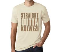 Homme Tee-Shirt Tout Droit Sorti De Kolwezi - Straight Outta Kolwezi - T-Shirt Graphique Éco-Responsable Vintage Cadeau Nouveauté