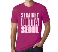Homme Tee-Shirt Tout Droit Sorti De Séoul - Straight Outta Seoul - T-Shirt Graphique Éco-Responsable Vintage Cadeau Nouveauté