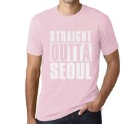 Homme Tee-Shirt Tout Droit Sorti De Séoul - Straight Outta Seoul - T-Shirt Graphique Éco-Responsable Vintage Cadeau Nouveauté