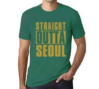 Homme Tee-Shirt Tout Droit Sorti De Séoul - Straight Outta Seoul - T-Shirt Graphique Éco-Responsable Vintage Cadeau Nouveauté