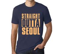Homme Tee-Shirt Tout Droit Sorti De Séoul - Straight Outta Seoul - T-Shirt Graphique Éco-Responsable Vintage Cadeau Nouveauté