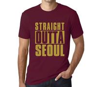 Homme Tee-Shirt Tout Droit Sorti De Séoul - Straight Outta Seoul - T-Shirt Graphique Éco-Responsable Vintage Cadeau Nouveauté